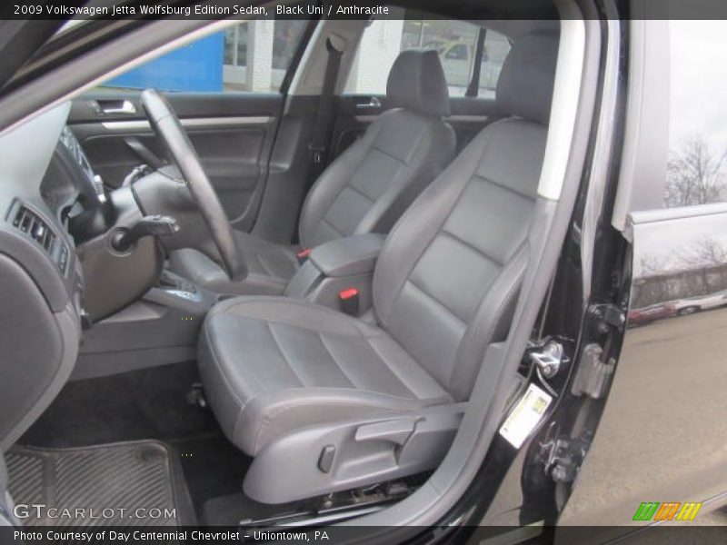 Front Seat of 2009 Jetta Wolfsburg Edition Sedan