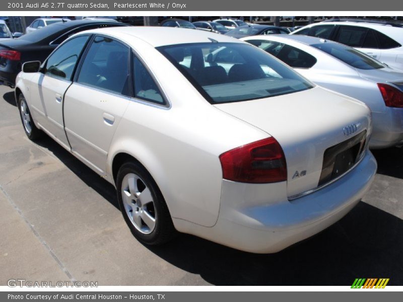 Pearlescent White / Onyx 2001 Audi A6 2.7T quattro Sedan