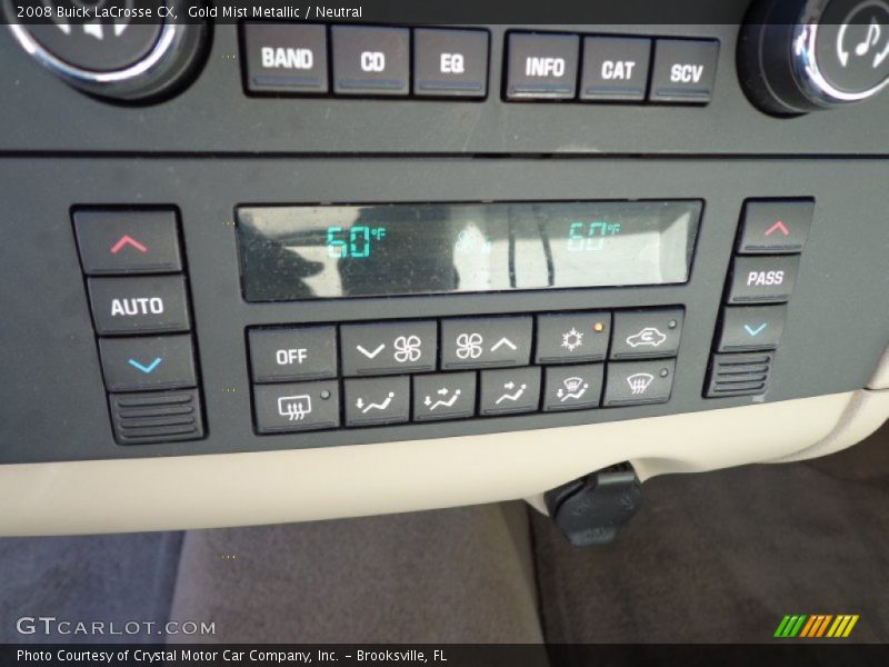 Gold Mist Metallic / Neutral 2008 Buick LaCrosse CX