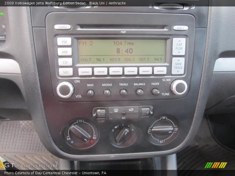 Controls of 2009 Jetta Wolfsburg Edition Sedan