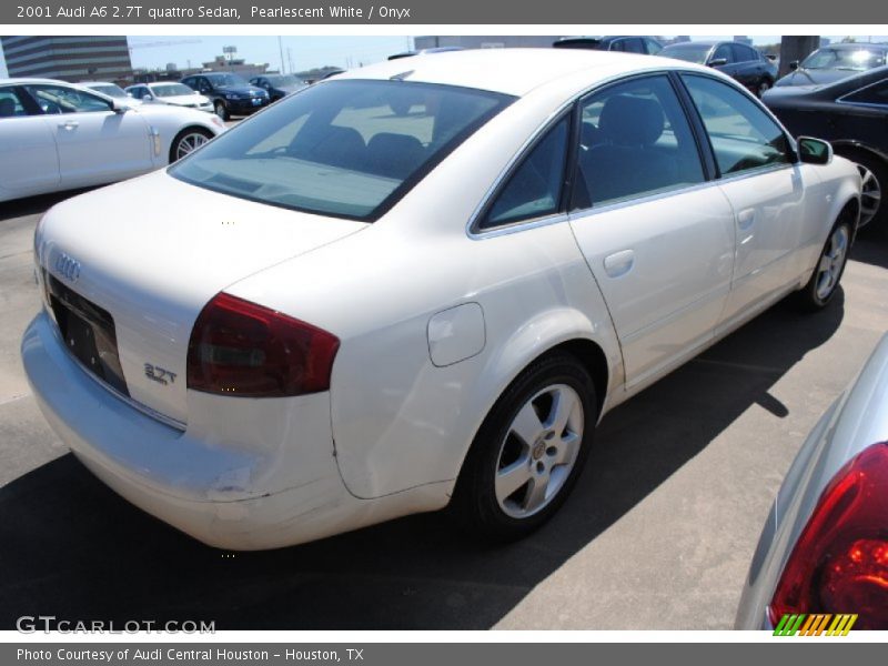 Pearlescent White / Onyx 2001 Audi A6 2.7T quattro Sedan