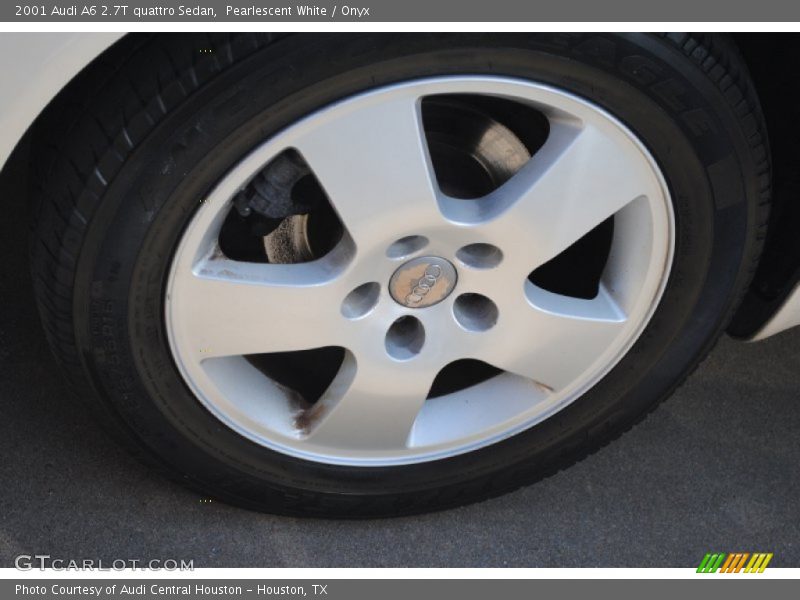 Pearlescent White / Onyx 2001 Audi A6 2.7T quattro Sedan
