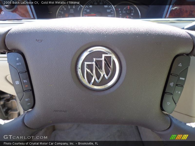 Gold Mist Metallic / Neutral 2008 Buick LaCrosse CX