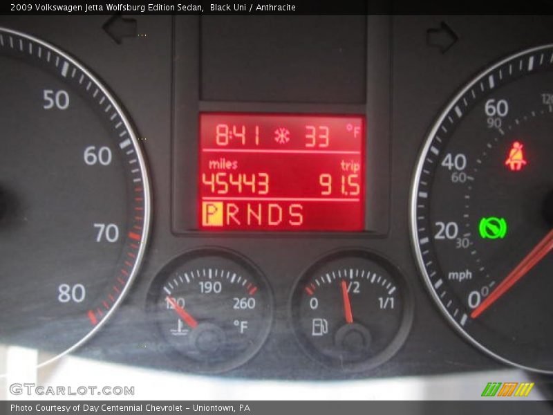 Black Uni / Anthracite 2009 Volkswagen Jetta Wolfsburg Edition Sedan