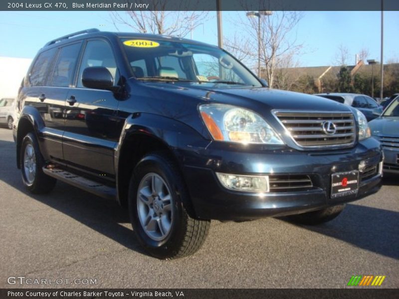 Blue Meridian Pearl / Ivory 2004 Lexus GX 470