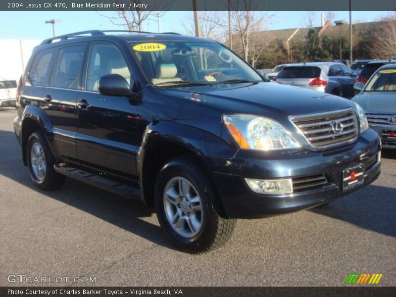Blue Meridian Pearl / Ivory 2004 Lexus GX 470