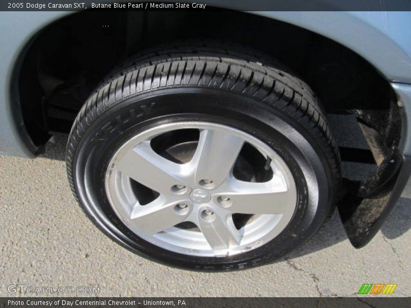 Butane Blue Pearl / Medium Slate Gray 2005 Dodge Caravan SXT