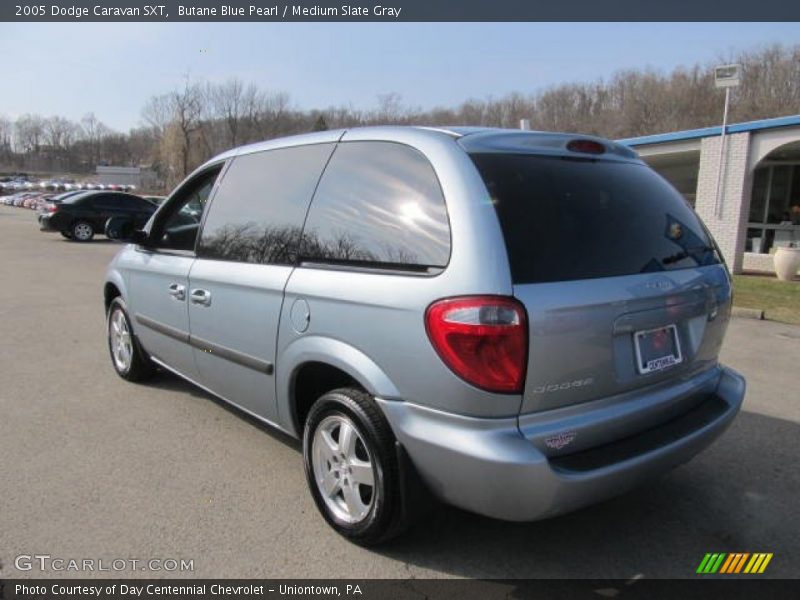 Butane Blue Pearl / Medium Slate Gray 2005 Dodge Caravan SXT