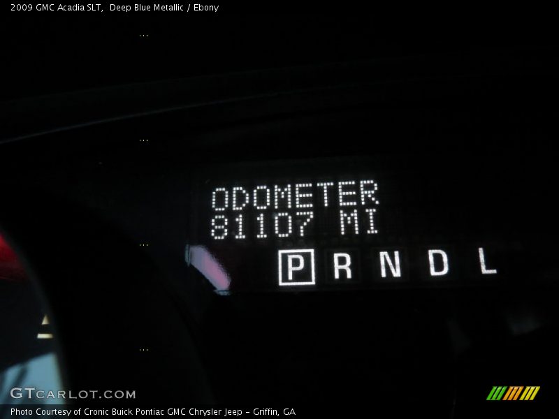 Deep Blue Metallic / Ebony 2009 GMC Acadia SLT