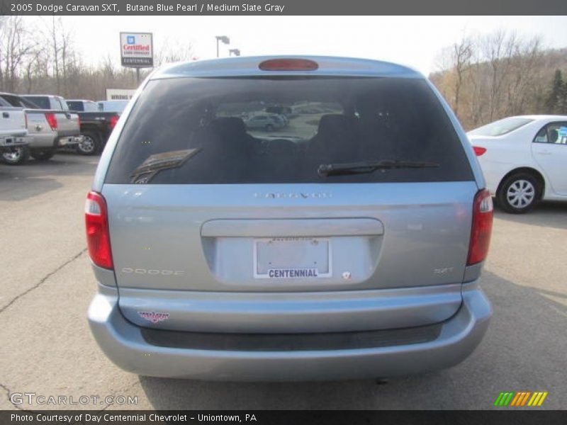 Butane Blue Pearl / Medium Slate Gray 2005 Dodge Caravan SXT