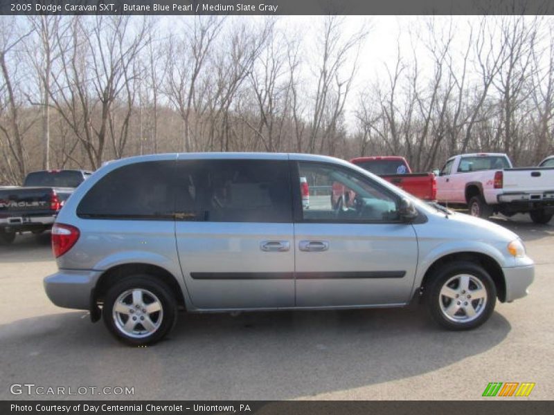 Butane Blue Pearl / Medium Slate Gray 2005 Dodge Caravan SXT