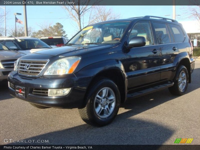 Blue Meridian Pearl / Ivory 2004 Lexus GX 470