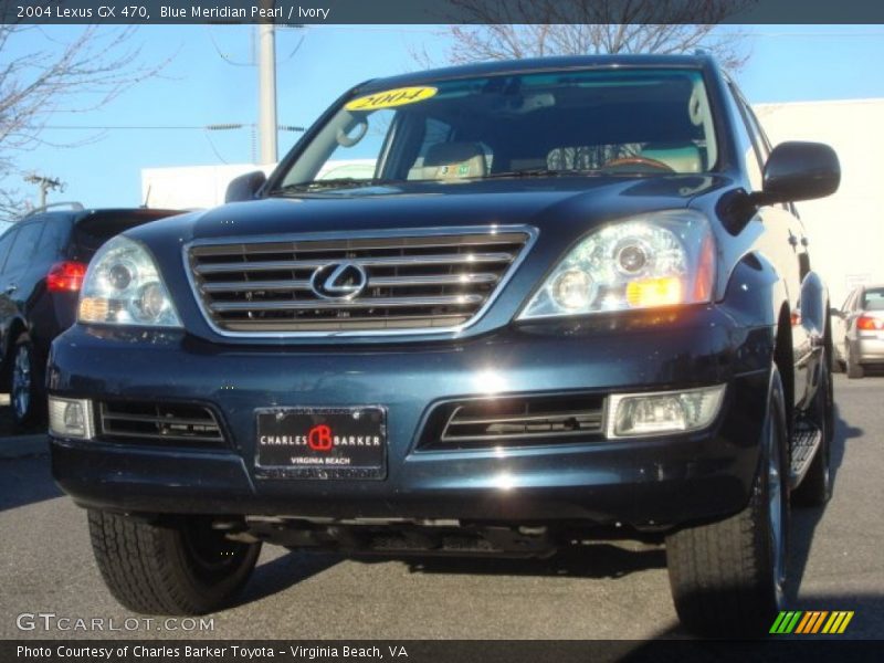 Blue Meridian Pearl / Ivory 2004 Lexus GX 470