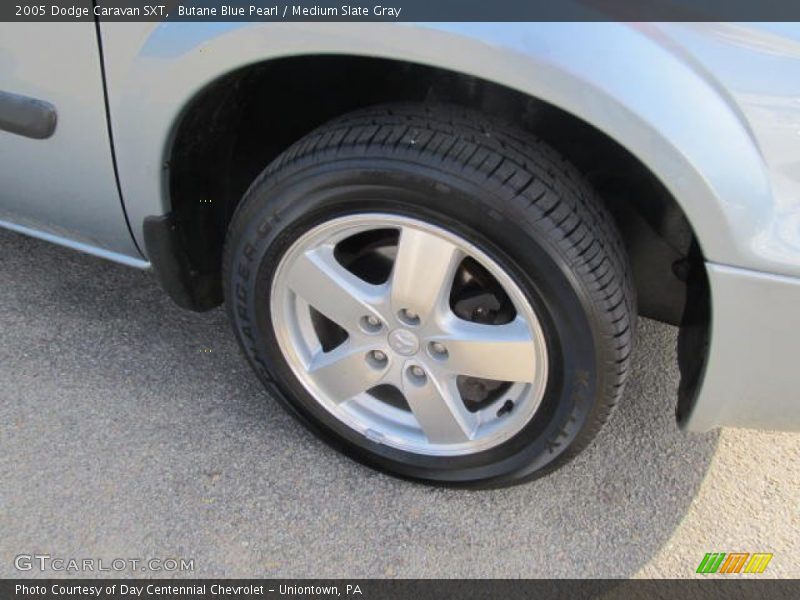 Butane Blue Pearl / Medium Slate Gray 2005 Dodge Caravan SXT