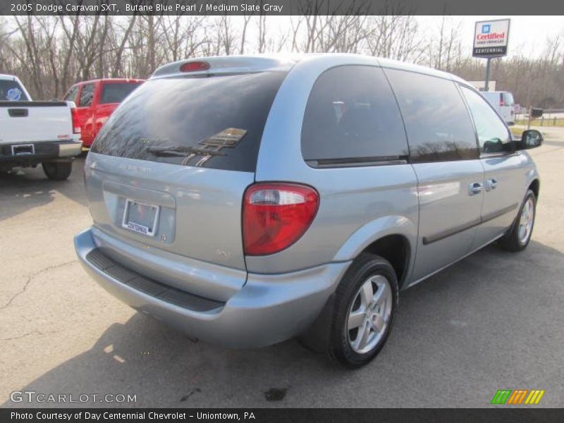 Butane Blue Pearl / Medium Slate Gray 2005 Dodge Caravan SXT