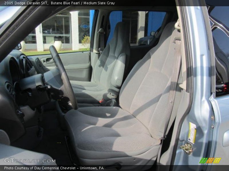 Butane Blue Pearl / Medium Slate Gray 2005 Dodge Caravan SXT