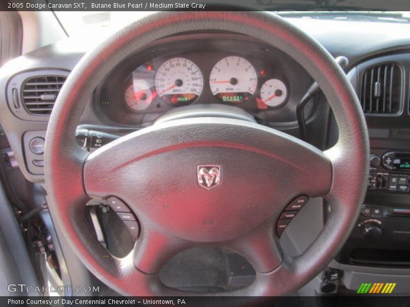 Butane Blue Pearl / Medium Slate Gray 2005 Dodge Caravan SXT
