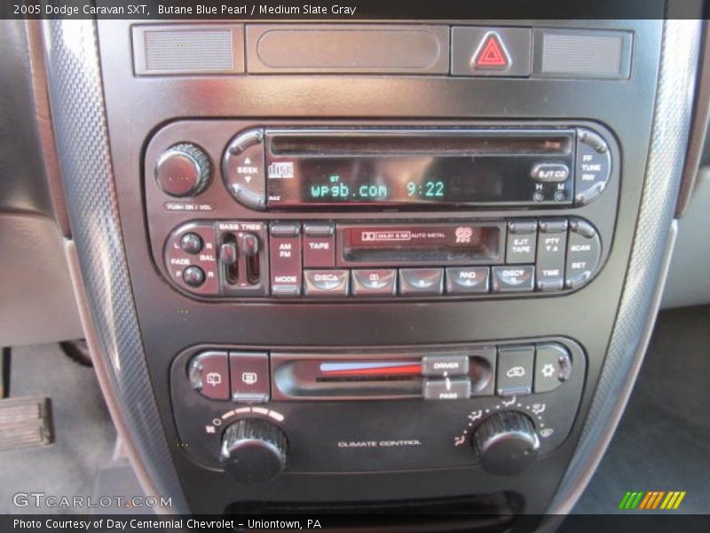 Butane Blue Pearl / Medium Slate Gray 2005 Dodge Caravan SXT