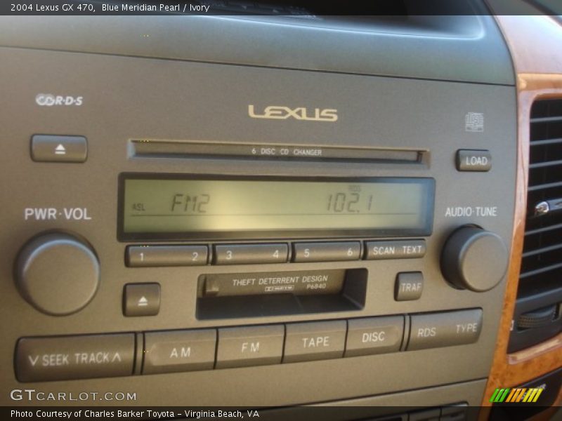 Blue Meridian Pearl / Ivory 2004 Lexus GX 470