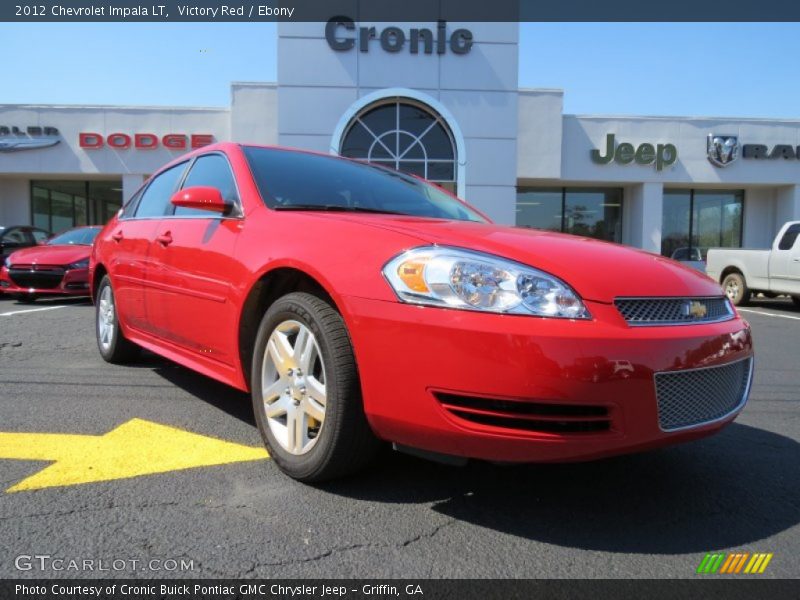 Victory Red / Ebony 2012 Chevrolet Impala LT
