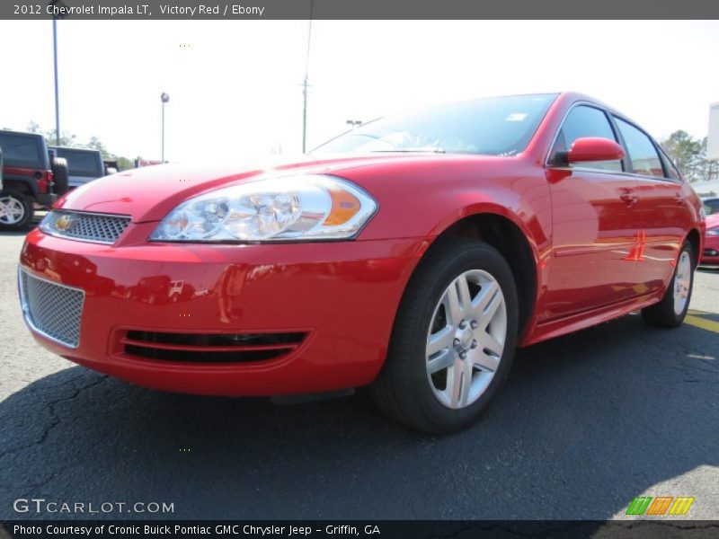 Victory Red / Ebony 2012 Chevrolet Impala LT