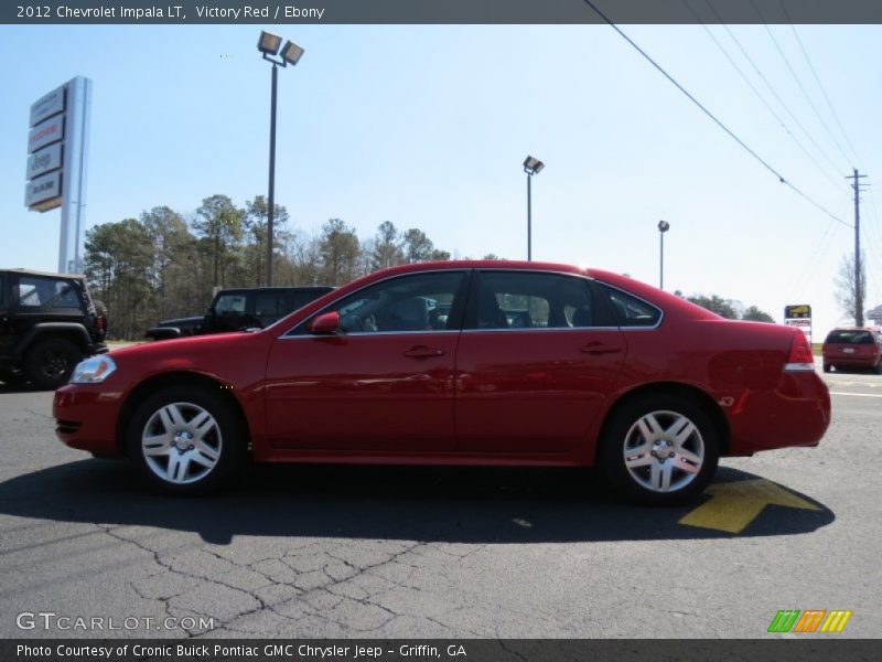 Victory Red / Ebony 2012 Chevrolet Impala LT