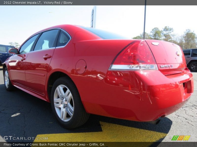 Victory Red / Ebony 2012 Chevrolet Impala LT