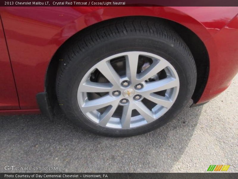 Crystal Red Tintcoat / Cocoa/Light Neutral 2013 Chevrolet Malibu LT