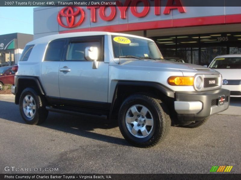 Titanium Metallic / Dark Charcoal 2007 Toyota FJ Cruiser 4WD