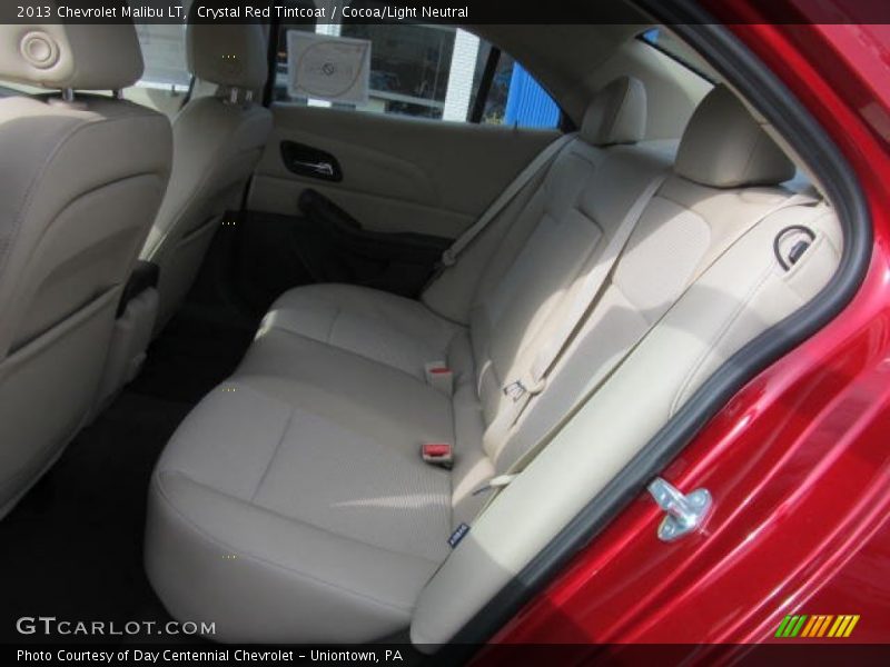Crystal Red Tintcoat / Cocoa/Light Neutral 2013 Chevrolet Malibu LT