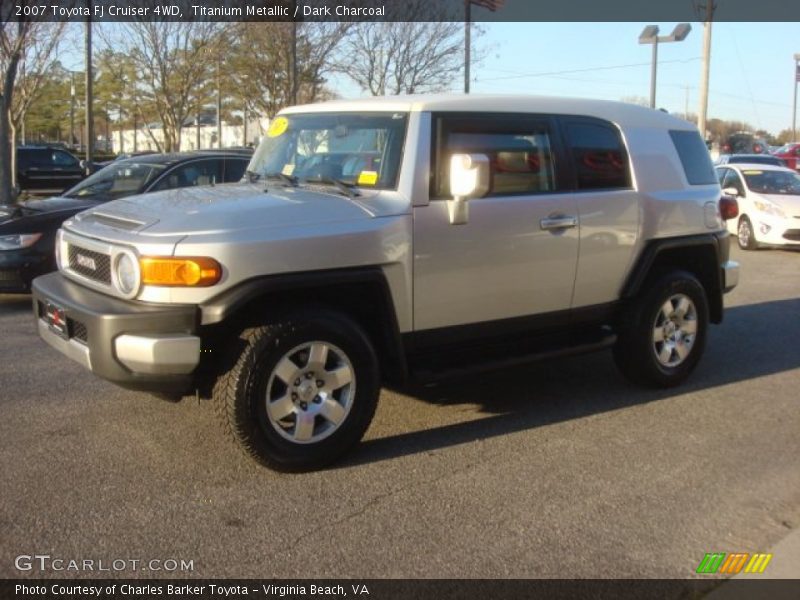 Titanium Metallic / Dark Charcoal 2007 Toyota FJ Cruiser 4WD