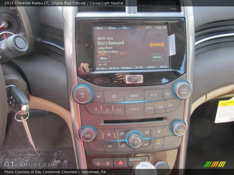 Crystal Red Tintcoat / Cocoa/Light Neutral 2013 Chevrolet Malibu LT