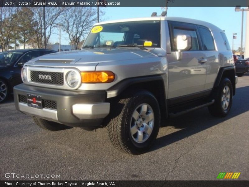 Titanium Metallic / Dark Charcoal 2007 Toyota FJ Cruiser 4WD