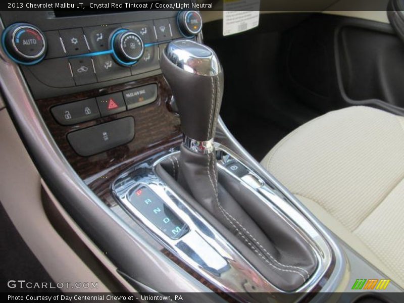 Crystal Red Tintcoat / Cocoa/Light Neutral 2013 Chevrolet Malibu LT