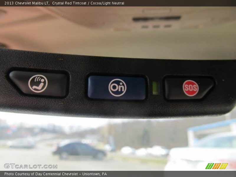 Crystal Red Tintcoat / Cocoa/Light Neutral 2013 Chevrolet Malibu LT
