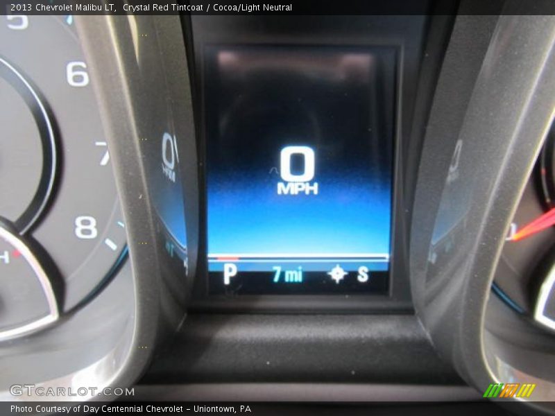 Crystal Red Tintcoat / Cocoa/Light Neutral 2013 Chevrolet Malibu LT