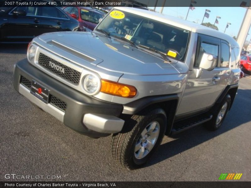 Titanium Metallic / Dark Charcoal 2007 Toyota FJ Cruiser 4WD