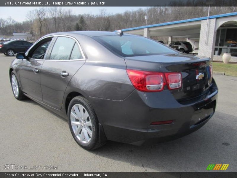 Taupe Gray Metallic / Jet Black 2013 Chevrolet Malibu LT
