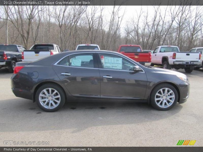 Taupe Gray Metallic / Jet Black 2013 Chevrolet Malibu LT