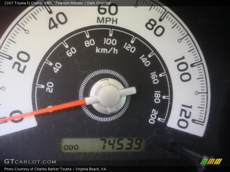 Titanium Metallic / Dark Charcoal 2007 Toyota FJ Cruiser 4WD