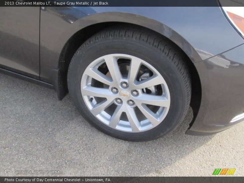 Taupe Gray Metallic / Jet Black 2013 Chevrolet Malibu LT