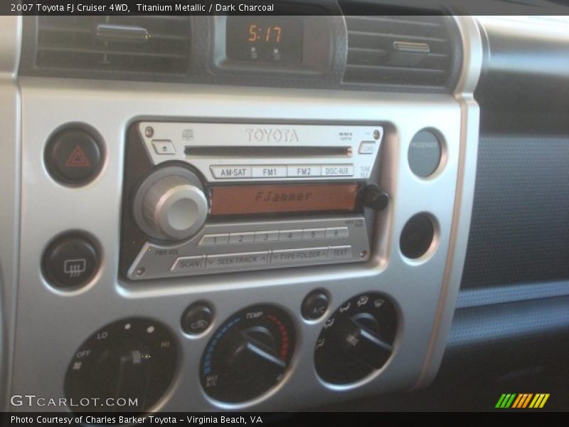 Titanium Metallic / Dark Charcoal 2007 Toyota FJ Cruiser 4WD
