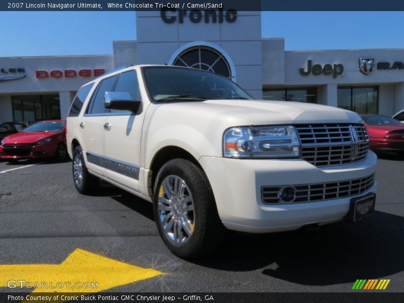 White Chocolate Tri-Coat / Camel/Sand 2007 Lincoln Navigator Ultimate