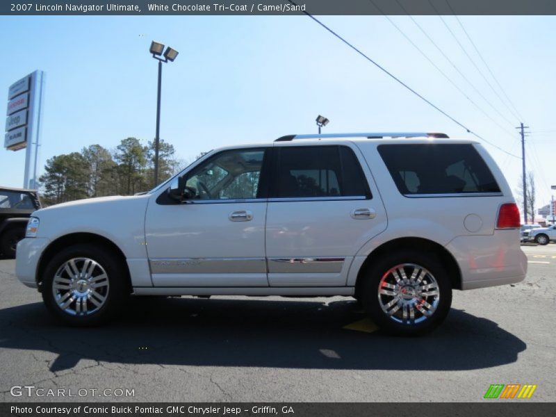 White Chocolate Tri-Coat / Camel/Sand 2007 Lincoln Navigator Ultimate
