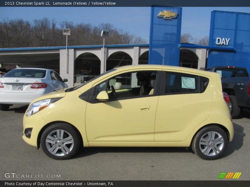 Lemonade (Yellow) / Yellow/Yellow 2013 Chevrolet Spark LS
