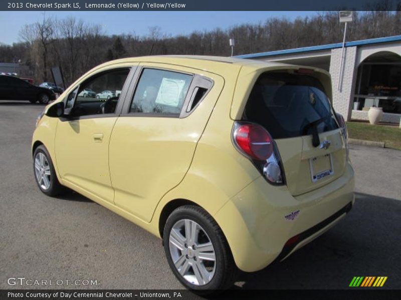 Lemonade (Yellow) / Yellow/Yellow 2013 Chevrolet Spark LS