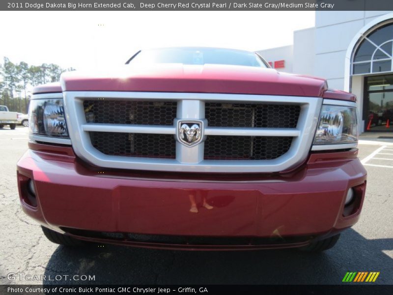 Deep Cherry Red Crystal Pearl / Dark Slate Gray/Medium Slate Gray 2011 Dodge Dakota Big Horn Extended Cab