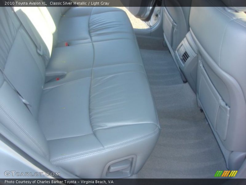 Rear Seat of 2010 Avalon XL