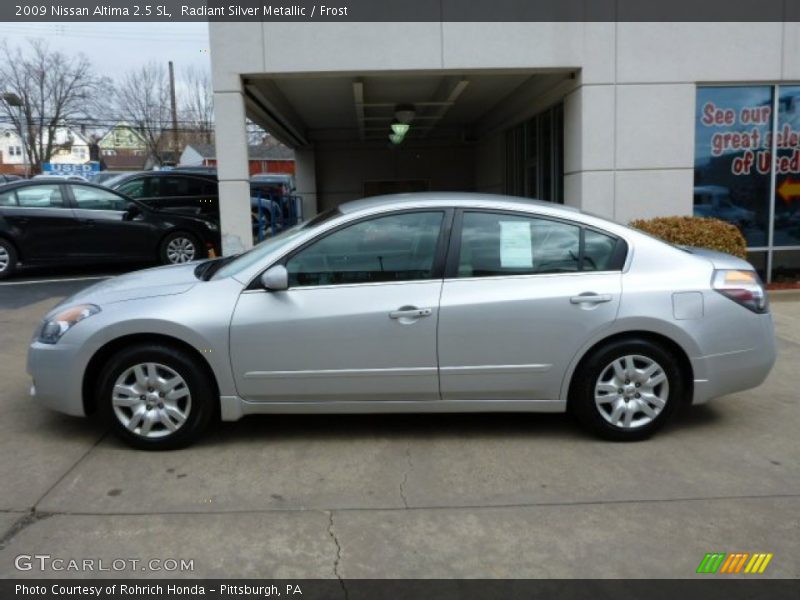 Radiant Silver Metallic / Frost 2009 Nissan Altima 2.5 SL