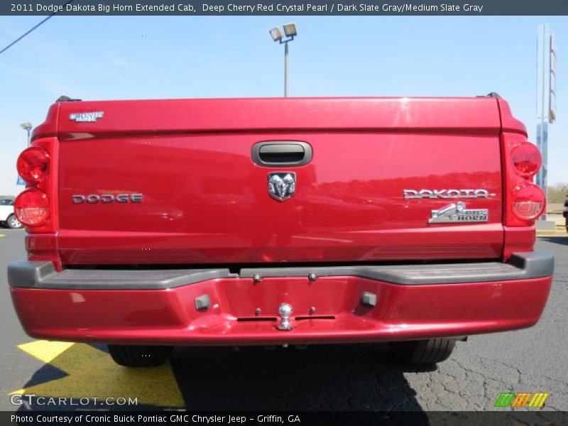 Deep Cherry Red Crystal Pearl / Dark Slate Gray/Medium Slate Gray 2011 Dodge Dakota Big Horn Extended Cab